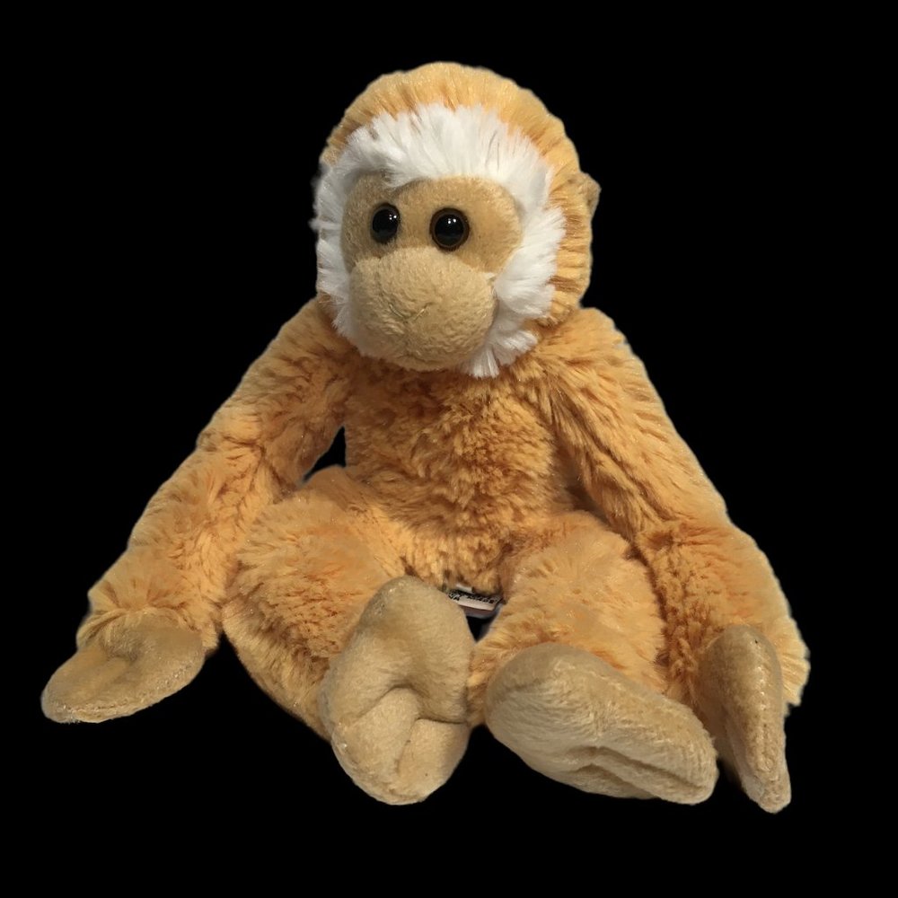 Ganz Hanging Monkey Soft Plush Orange Cream Stuffed Animal H10671 VHTF 10" RARE - Picture 1 of 8